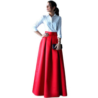 jupe-longue-plissee-rouge-vintage