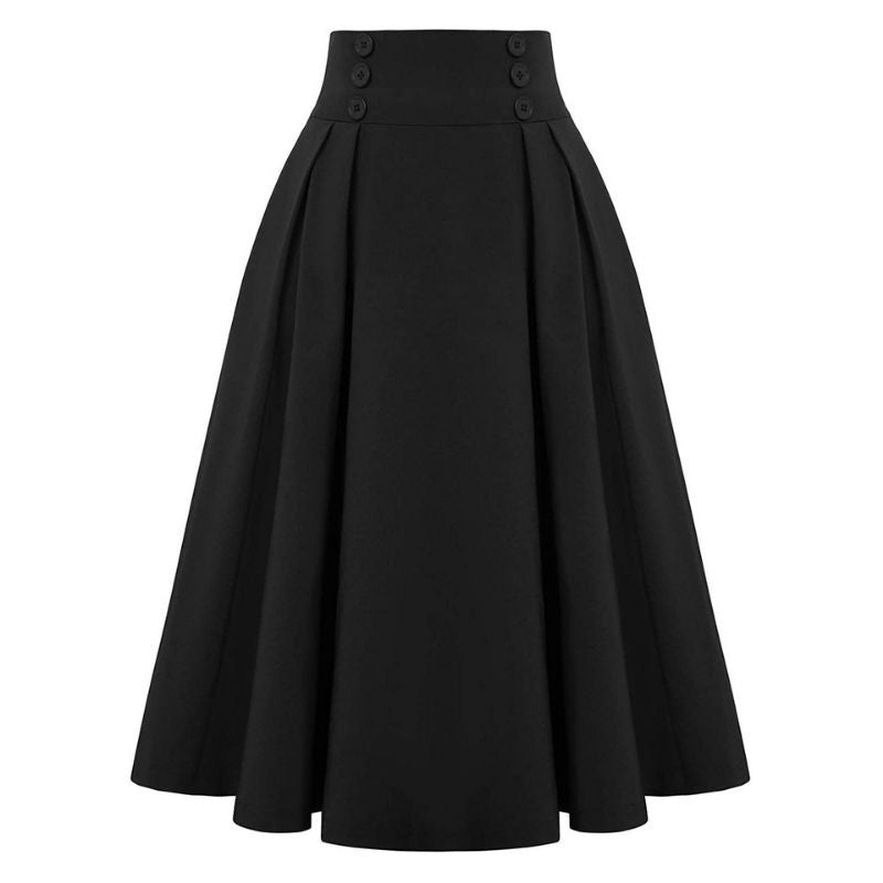     jupe-longue-vintage-taille-haute