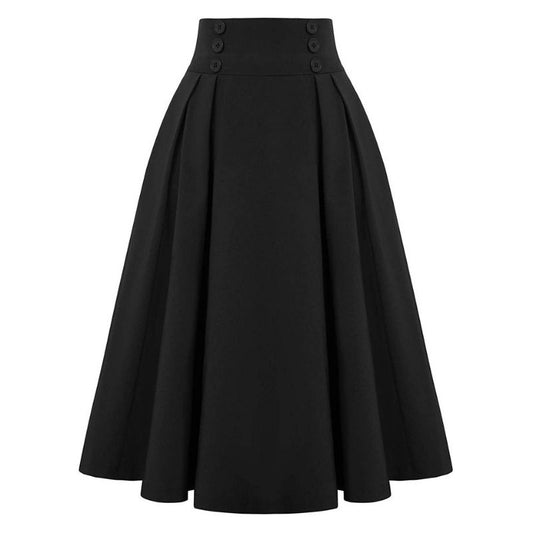     jupe-longue-vintage-taille-haute