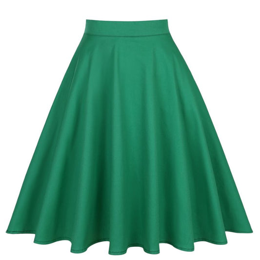 jupe-verte-vintage