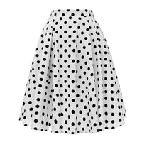 jupe-annee-80-blanche-a-pois