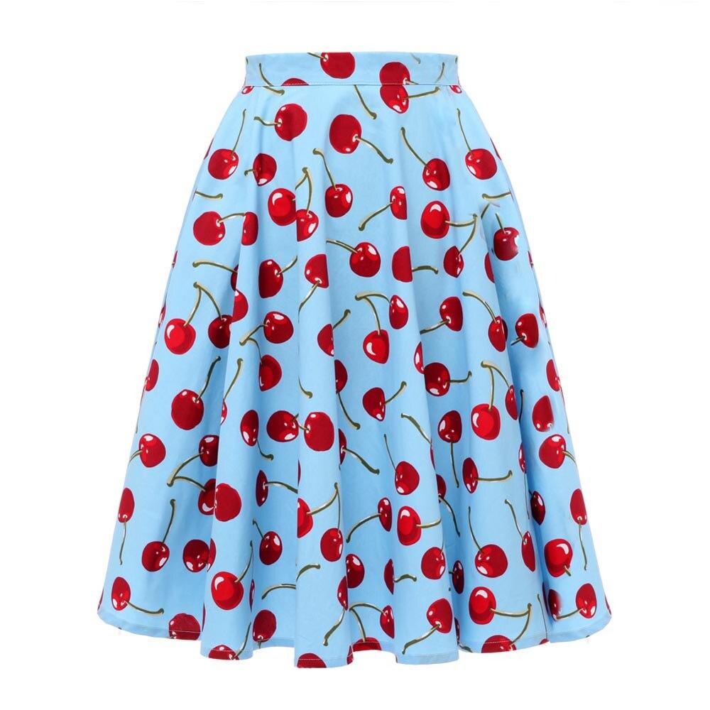 jupe-annee-80-bleue-cerises