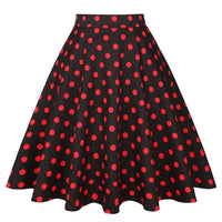 jupe-annee-80-pois-rouges