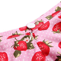 jupe-annee-80-rose-fraises