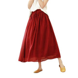    jupe-vintage-taille-haute-rouge
