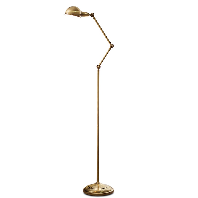    lampe-pied-laiton-vintage