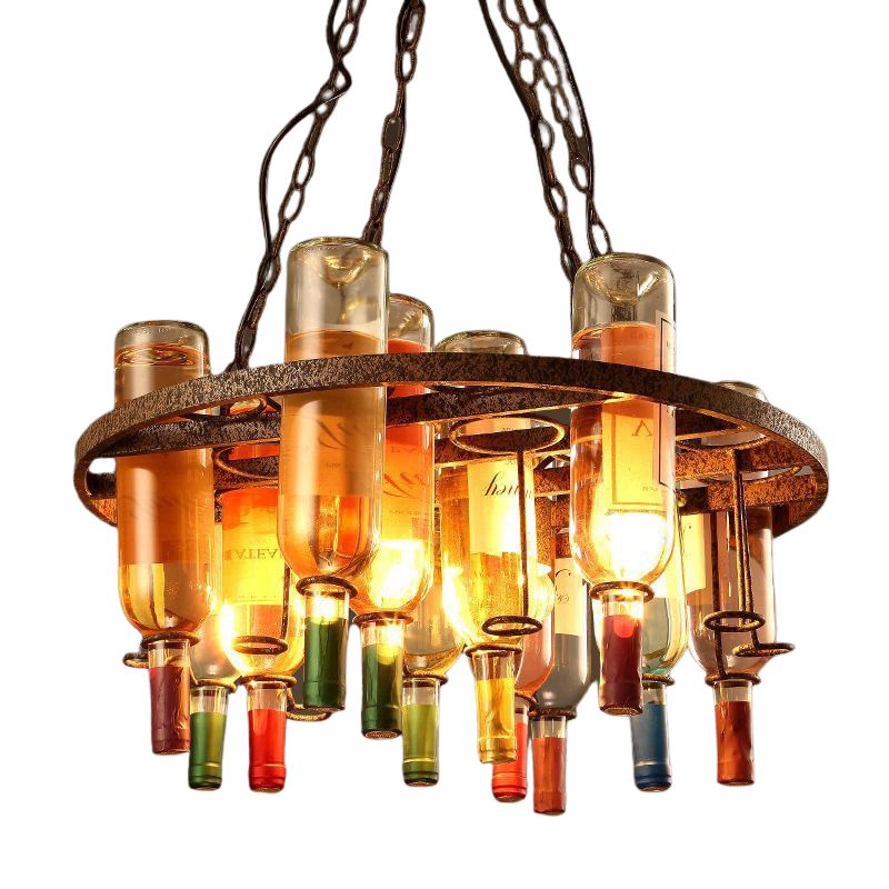 lustre-vintage-annee-70-orange