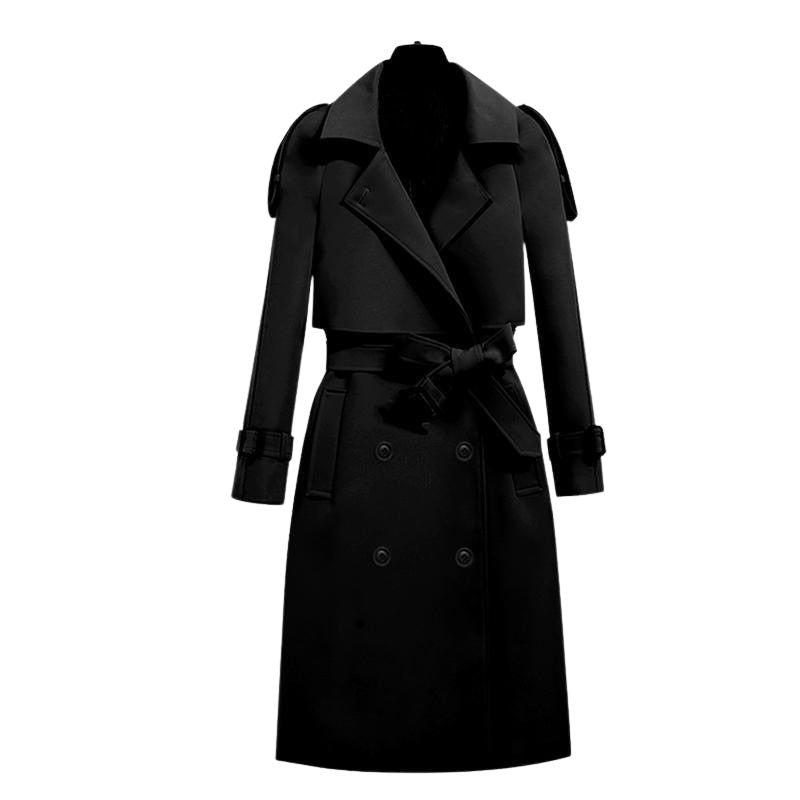 manteau vintage noir