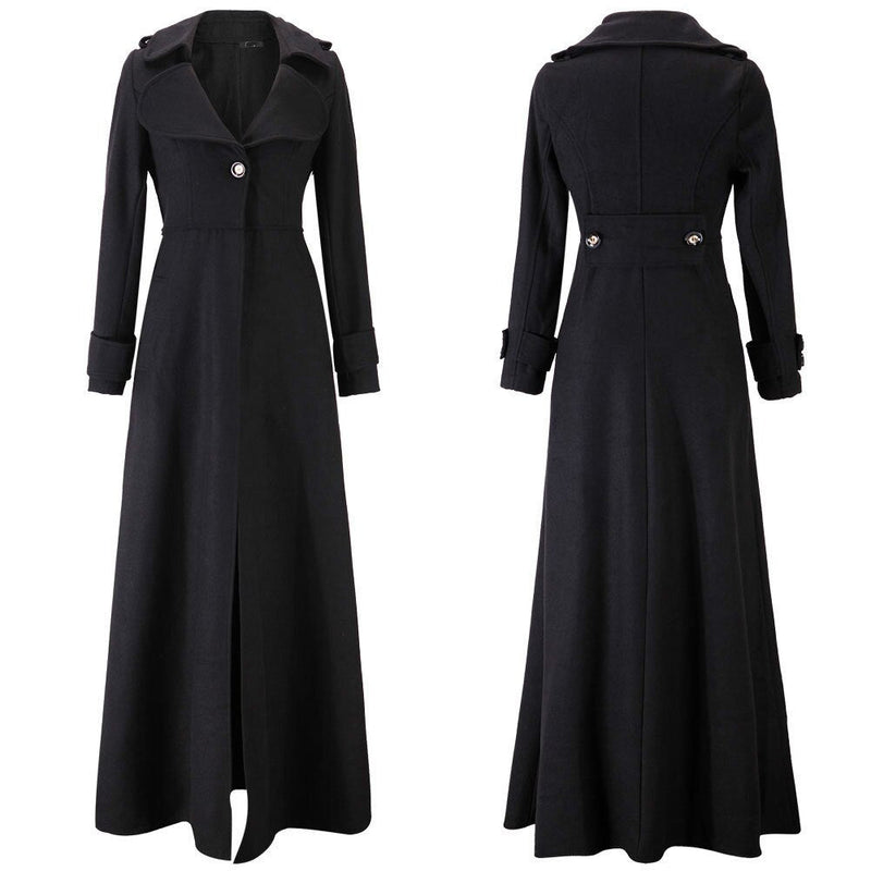 manteau noir vintage