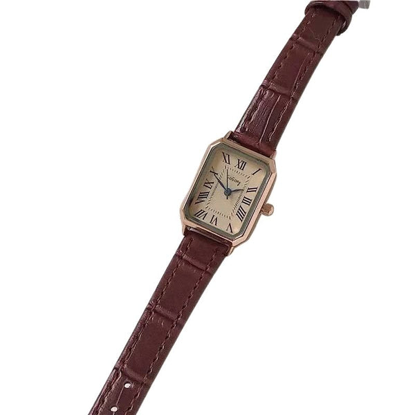 Bracelet Montre En Cuir Véritable - Fermoir Rapide - Taille 10mm à 24mm - Homme Et Femme - 1
