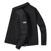 veste-jean-vintage-multi-poches-revers-retro