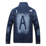 veste-jean-slim-delavee-revers-troues-vintage
