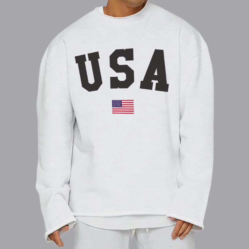 sweat-ample-roule-imprime-lettre-usa-vintage