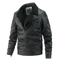 veste-cuir-lettres-revers-peluche-vintage