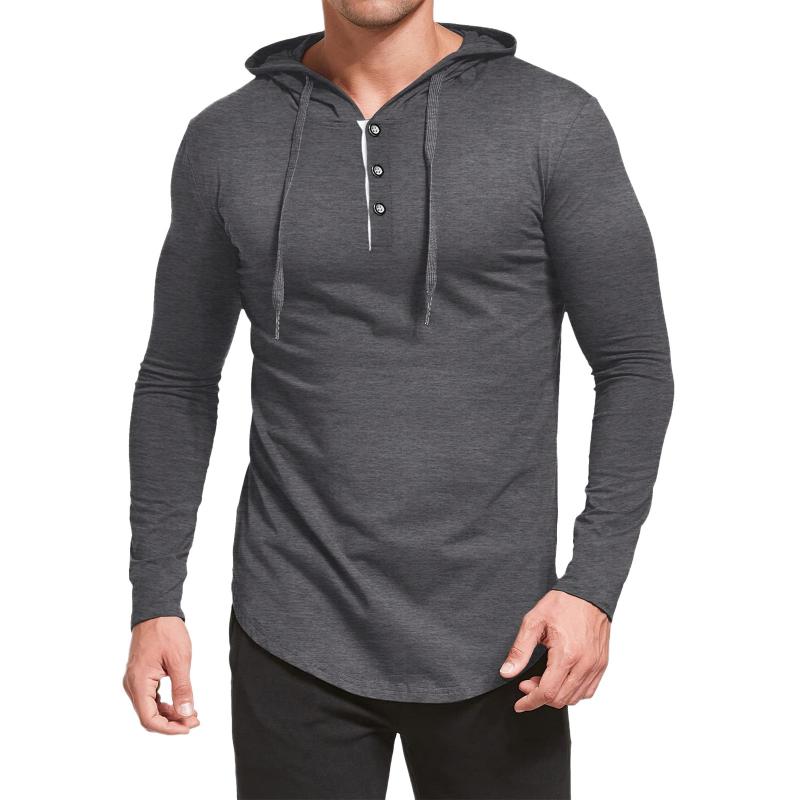 sweat-capuche-couleur-unie-col-boutonne-vintage