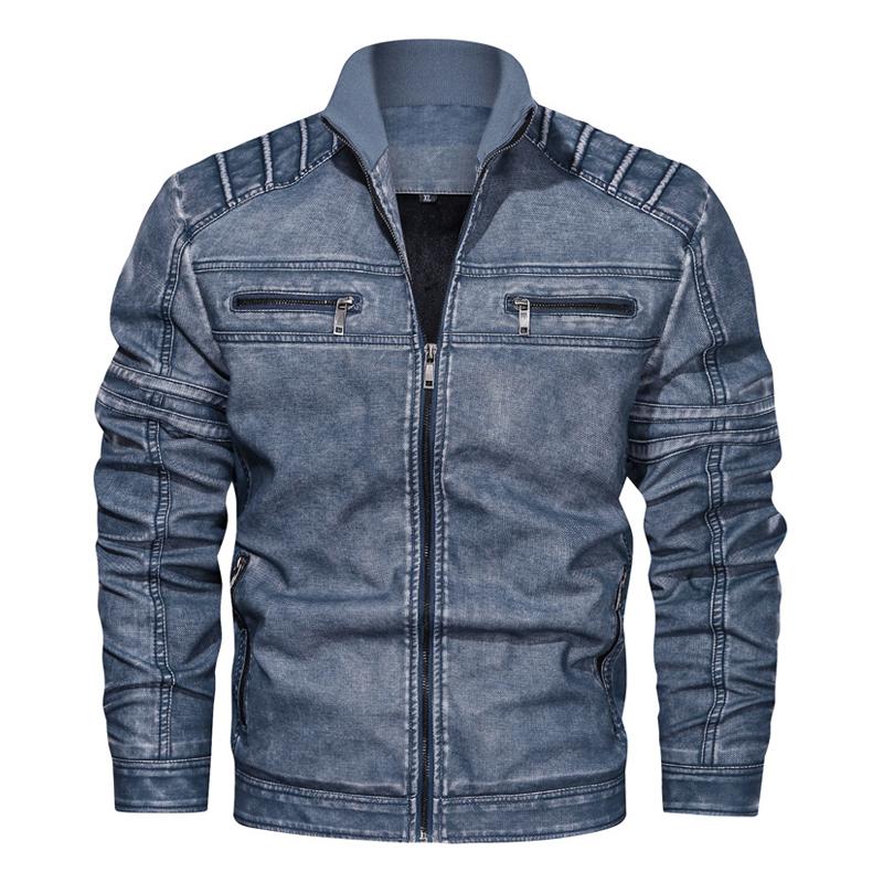 veste-motard-cuir-delave-col-montant-vintage