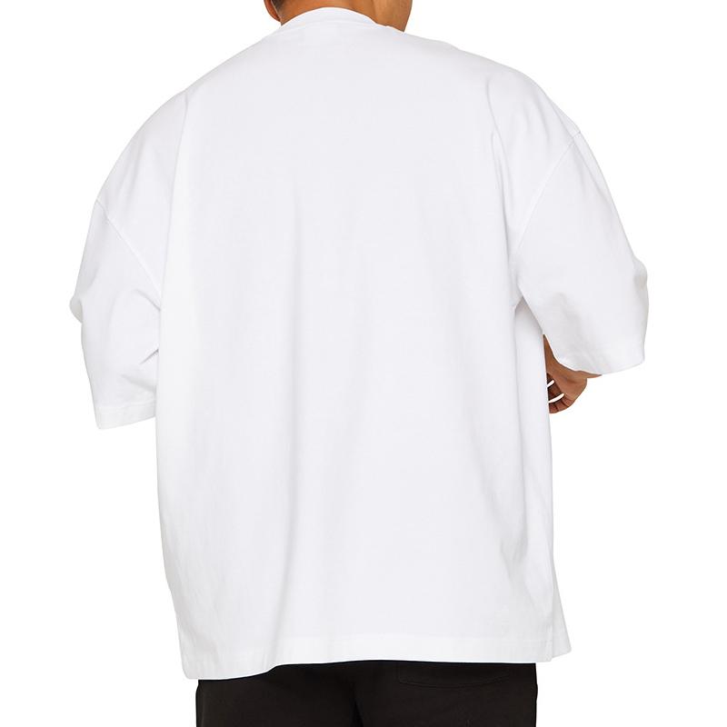 t-shirt-sport-ample-couleur-unie-tendance-vintage