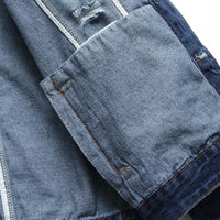 veste-jean-slim-delavee-revers-troues-vintage