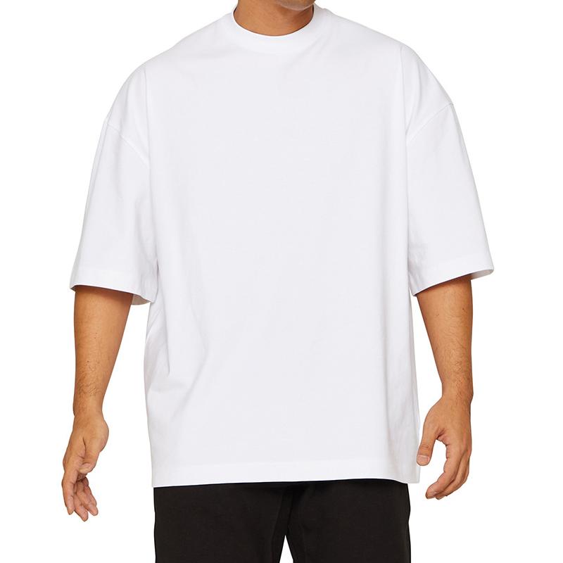 t-shirt-sport-ample-couleur-unie-tendance-vintage