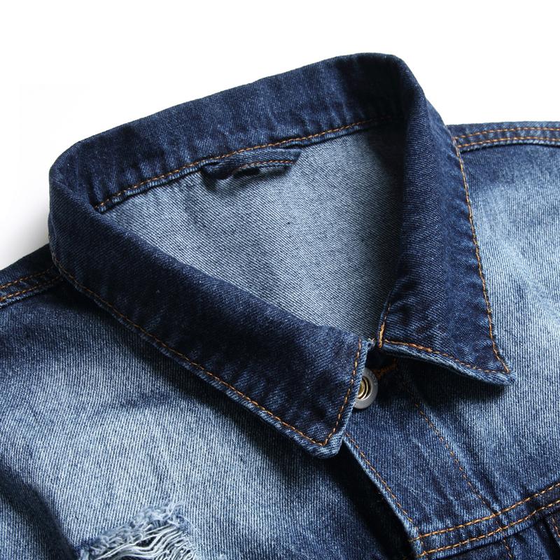 veste-jean-slim-delavee-revers-troues-vintage