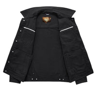 veste-jean-vintage-multi-poches-revers-retro
