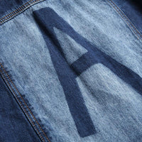 veste-jean-slim-delavee-revers-troues-vintage