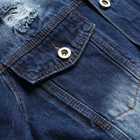 veste-jean-slim-delavee-revers-troues-vintage