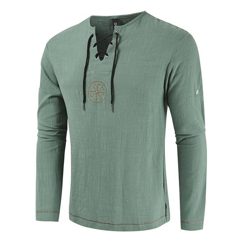 t-shirt-brode-col-cordon-vintage