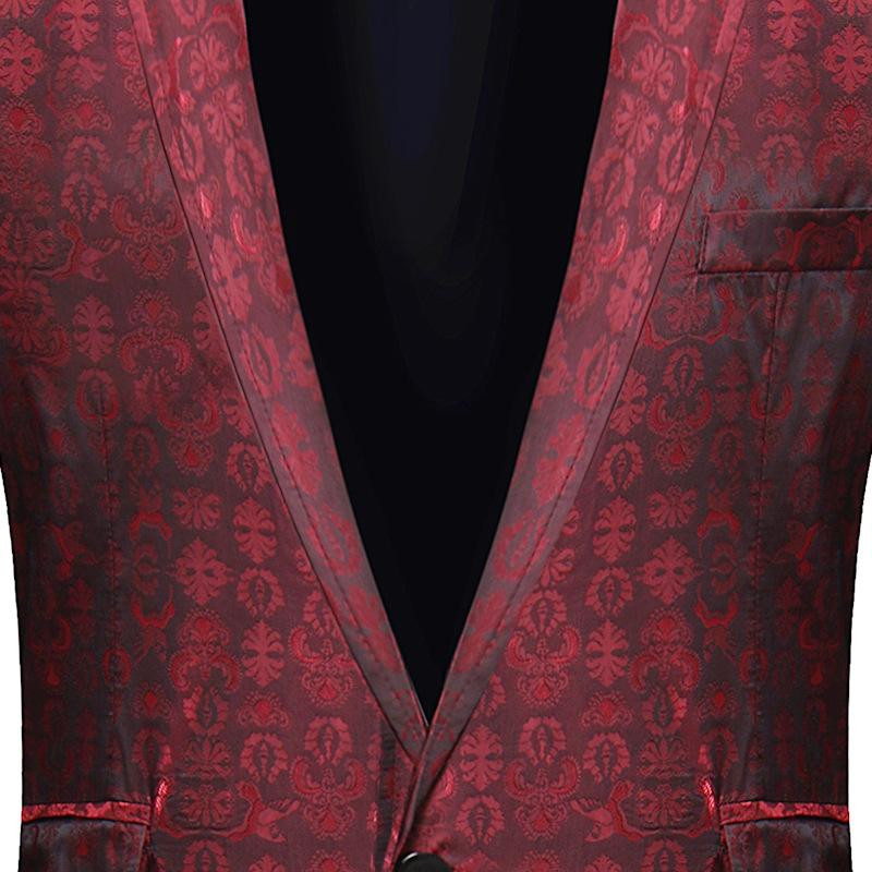 blazer-un-bouton-imprime-graphique-retro-pour-homme