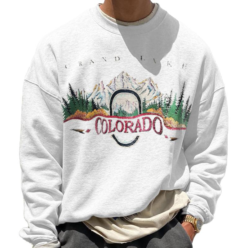 sweat-shirt-imprime-graphique-coupe-ample-vintage