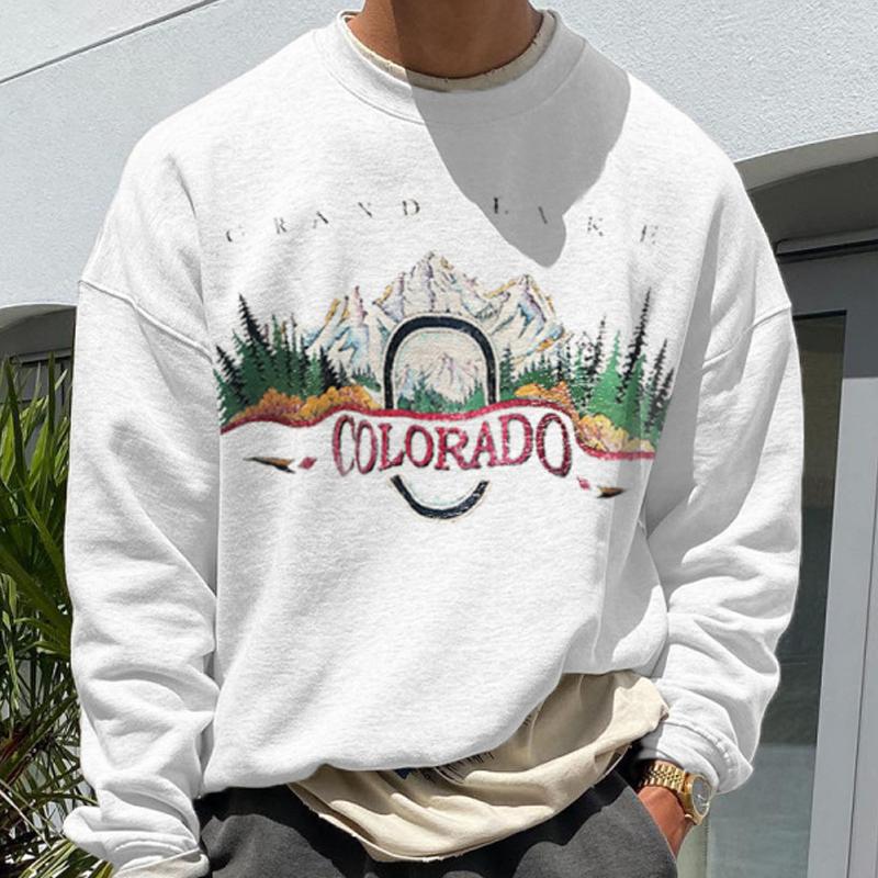 sweat-shirt-imprime-graphique-coupe-ample-vintage