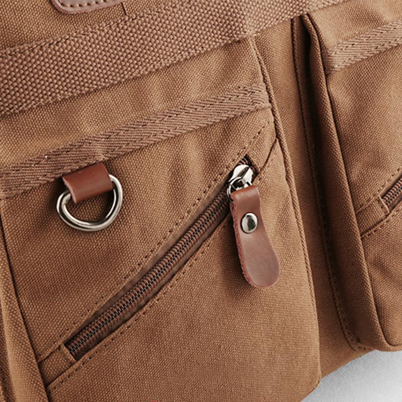 Porte-documents en toile tendance vintage