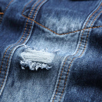 veste-jean-slim-delavee-revers-troues-vintage