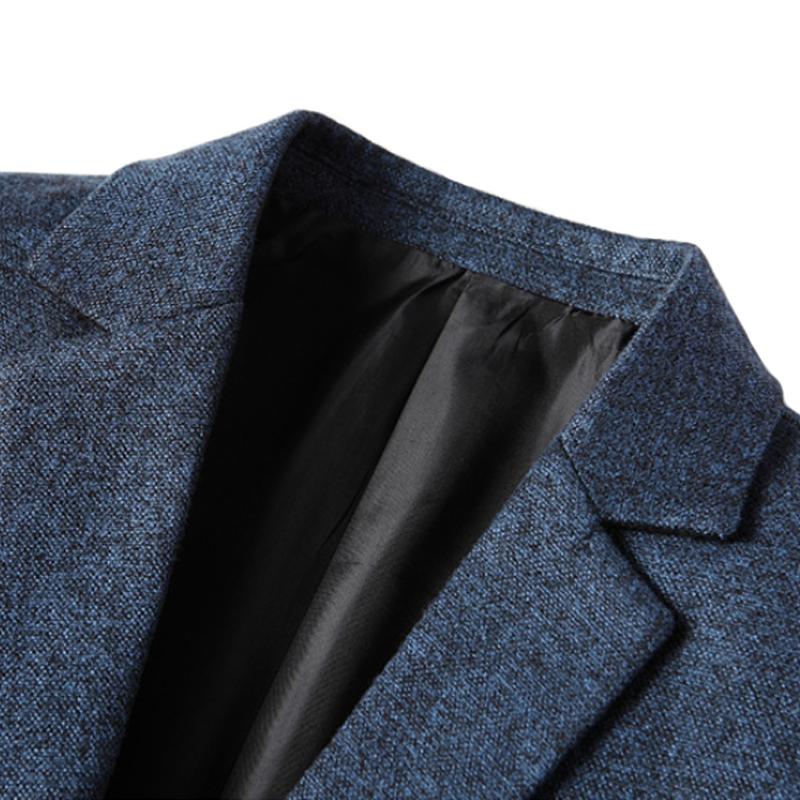blazer-vintage-de-couleur-unie-a-revers-crantes