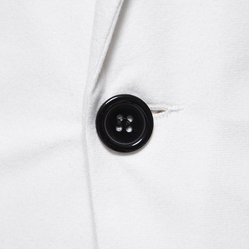Blazer en daim vintage à un bouton