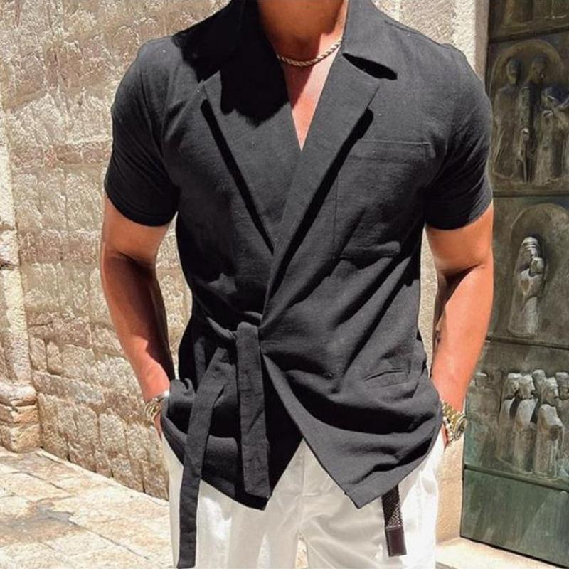 chemise-lin-uni-revers-crantes