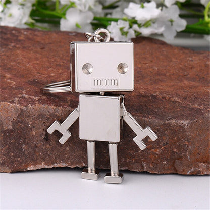 porte-cle-robot-style-vintage-argent