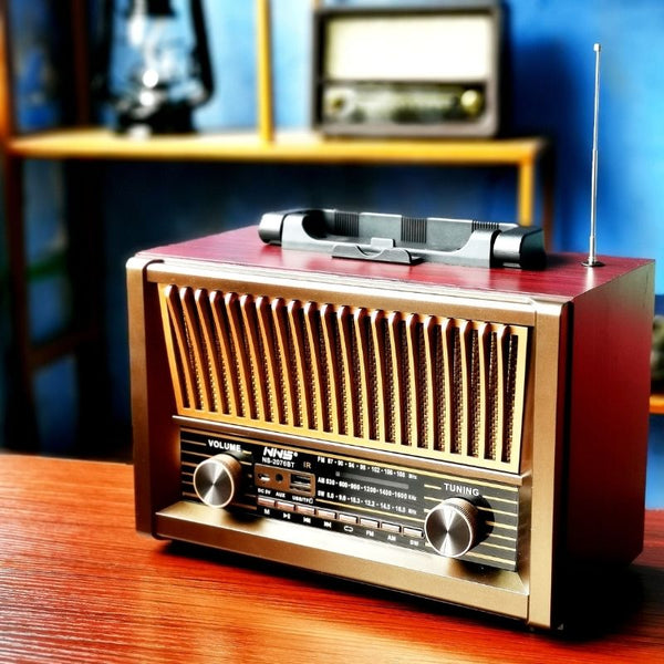 Poste Radio Vintage avec Bluetooth, Chromecast et ampli moderne
