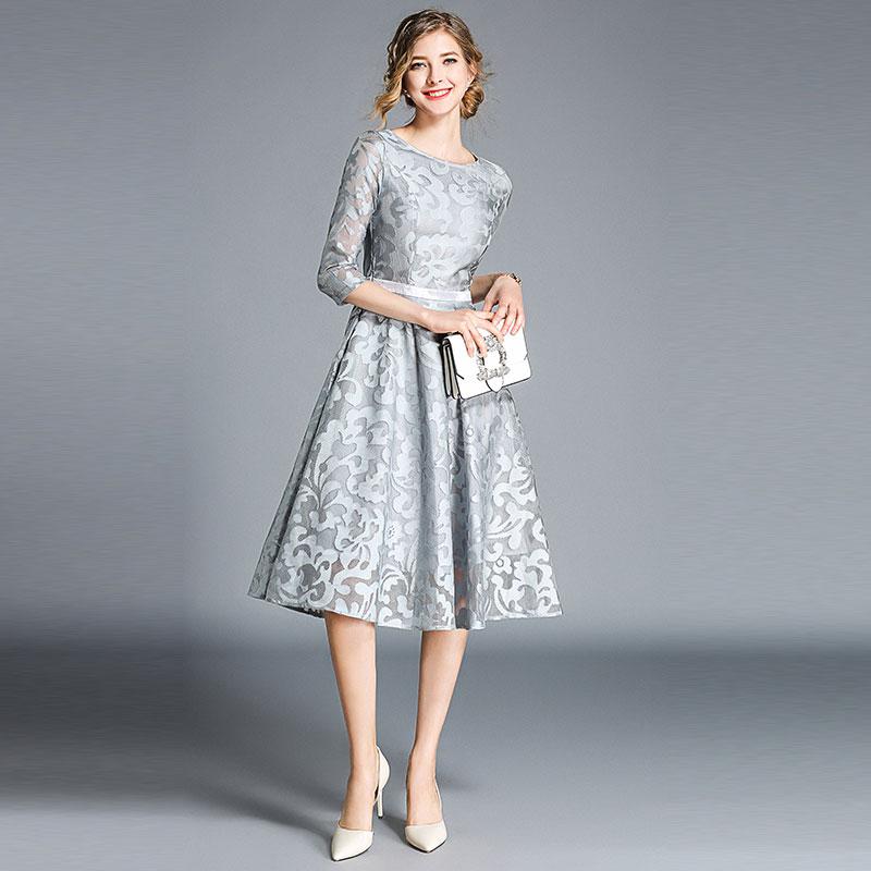 robe-de-mariee-mi-longue-vintage-gris