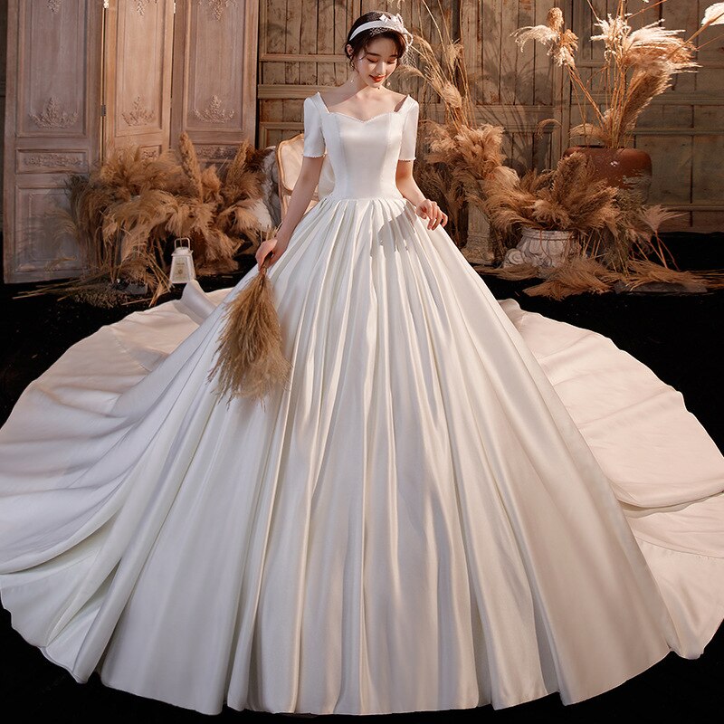 robe-de-mariee-satin-vintage