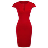 robe-droite-annee-50-vintage-rouge