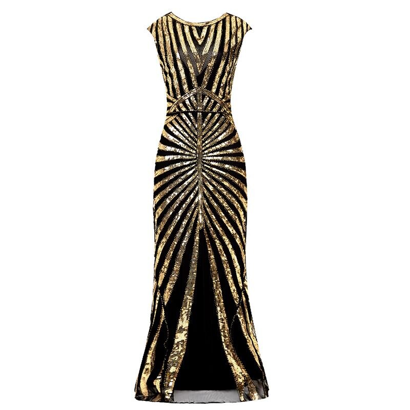 robe-longue-charleston-femme-or