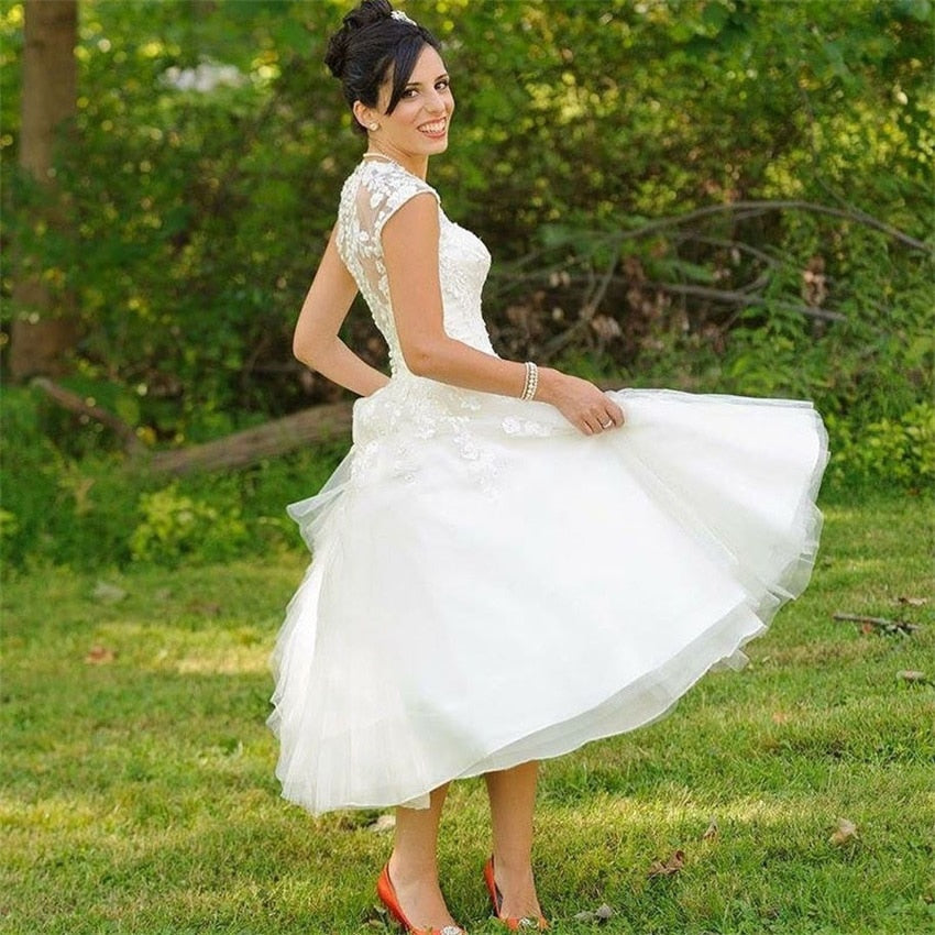 robe-de-mariee-courte-vintage