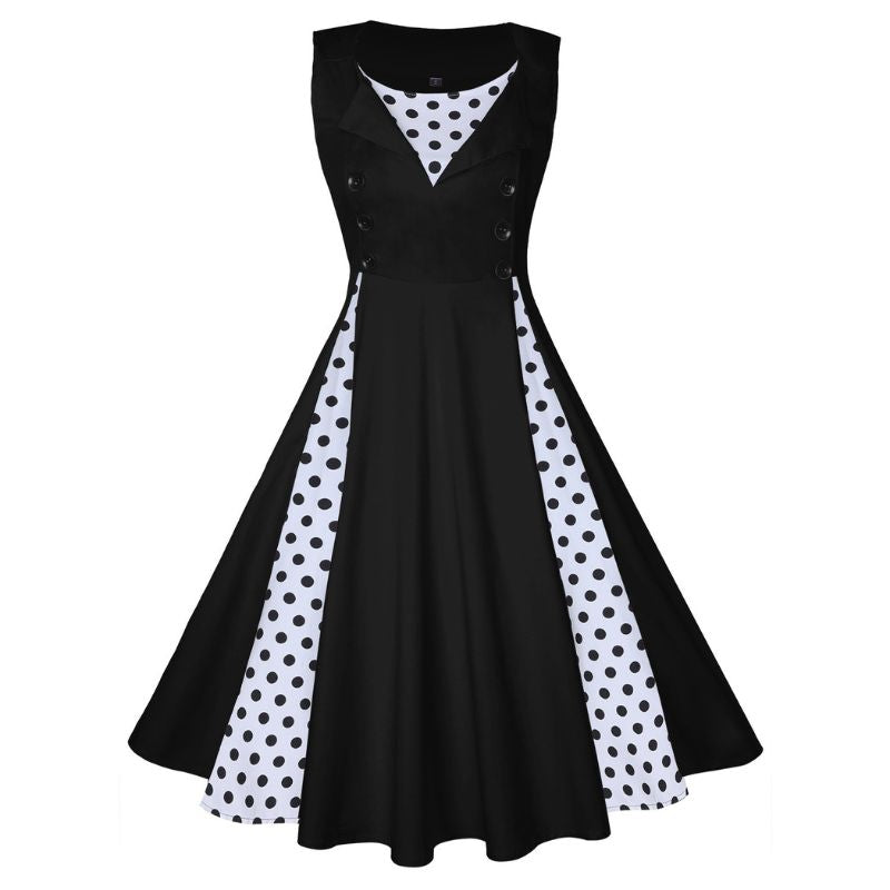 robe-pour-ete-longue-vintage-annee-50