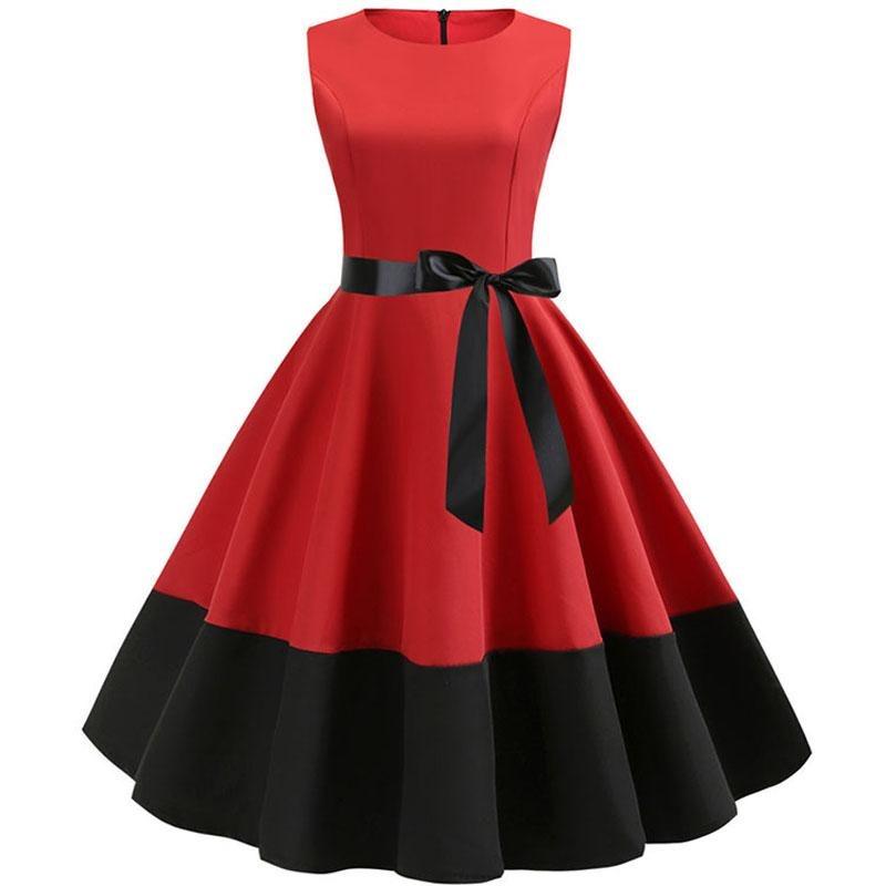 robe-rockabilly-rouge-et-noir