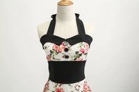 robe-annee-80-pin-up-fleurie