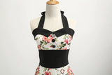 robe-annee-80-pin-up-fleurie