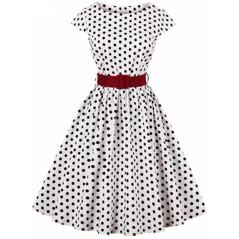 robe-vintage-pois-grande-taille