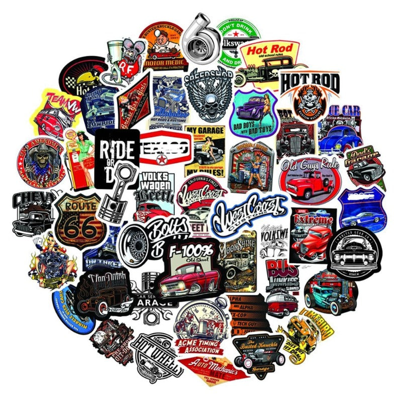 Auto Attach Sticker Stickers Auto Vintage | Mode Vintage