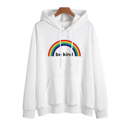 sweat-capuche-arc-en-ciel-retro-a-logo-vintage